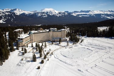 Winter full-day trip with snow activity and hot springs from Banff